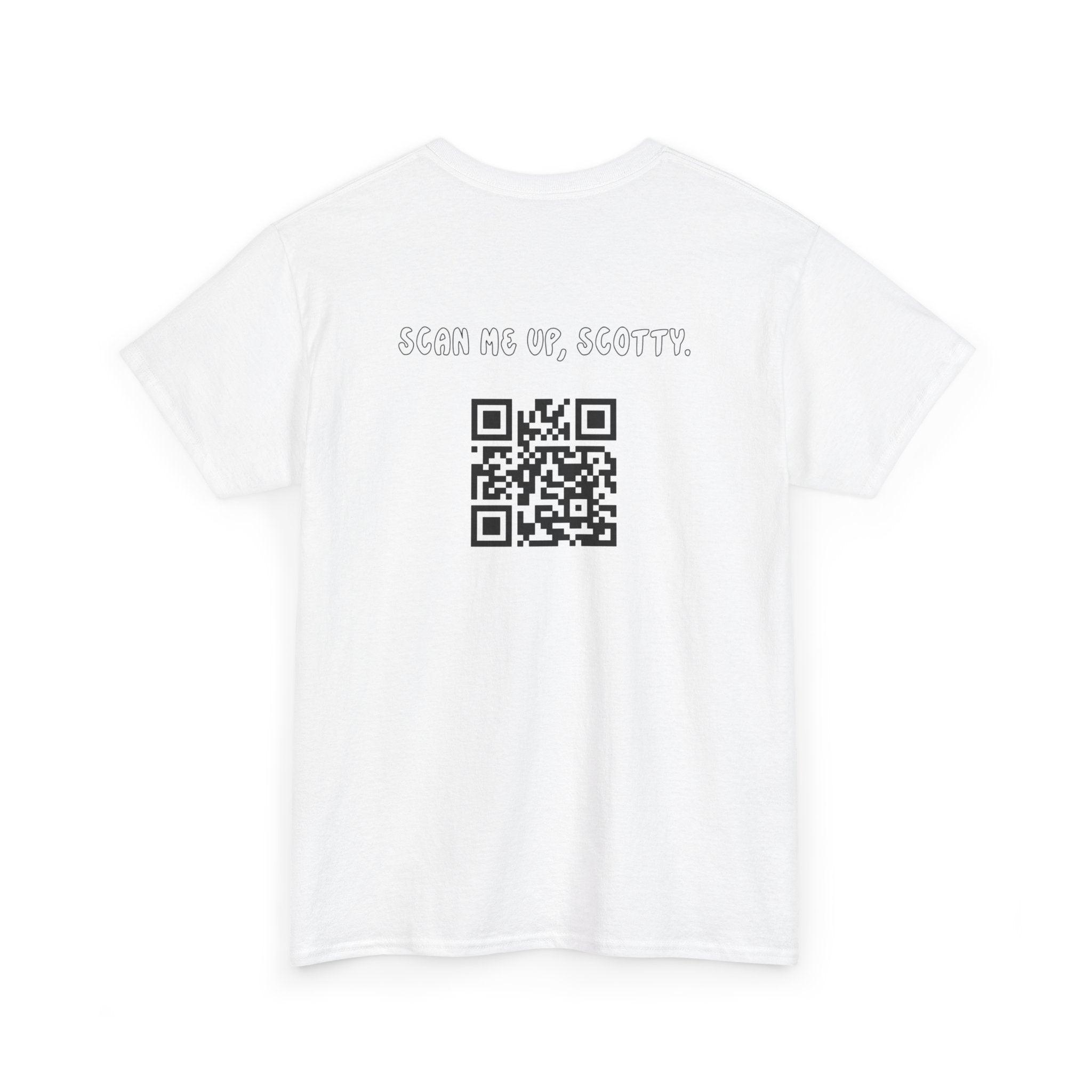 Scan Me Up, Scotty! QR Code T-Shirt