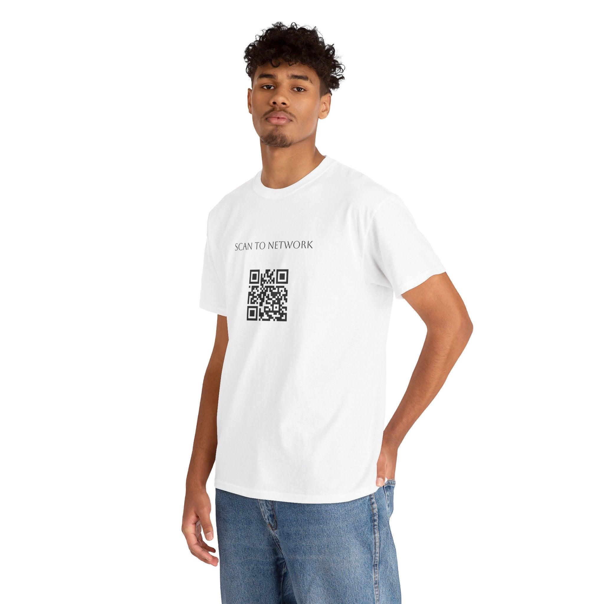 Scan To Network QR Code T-Shirt