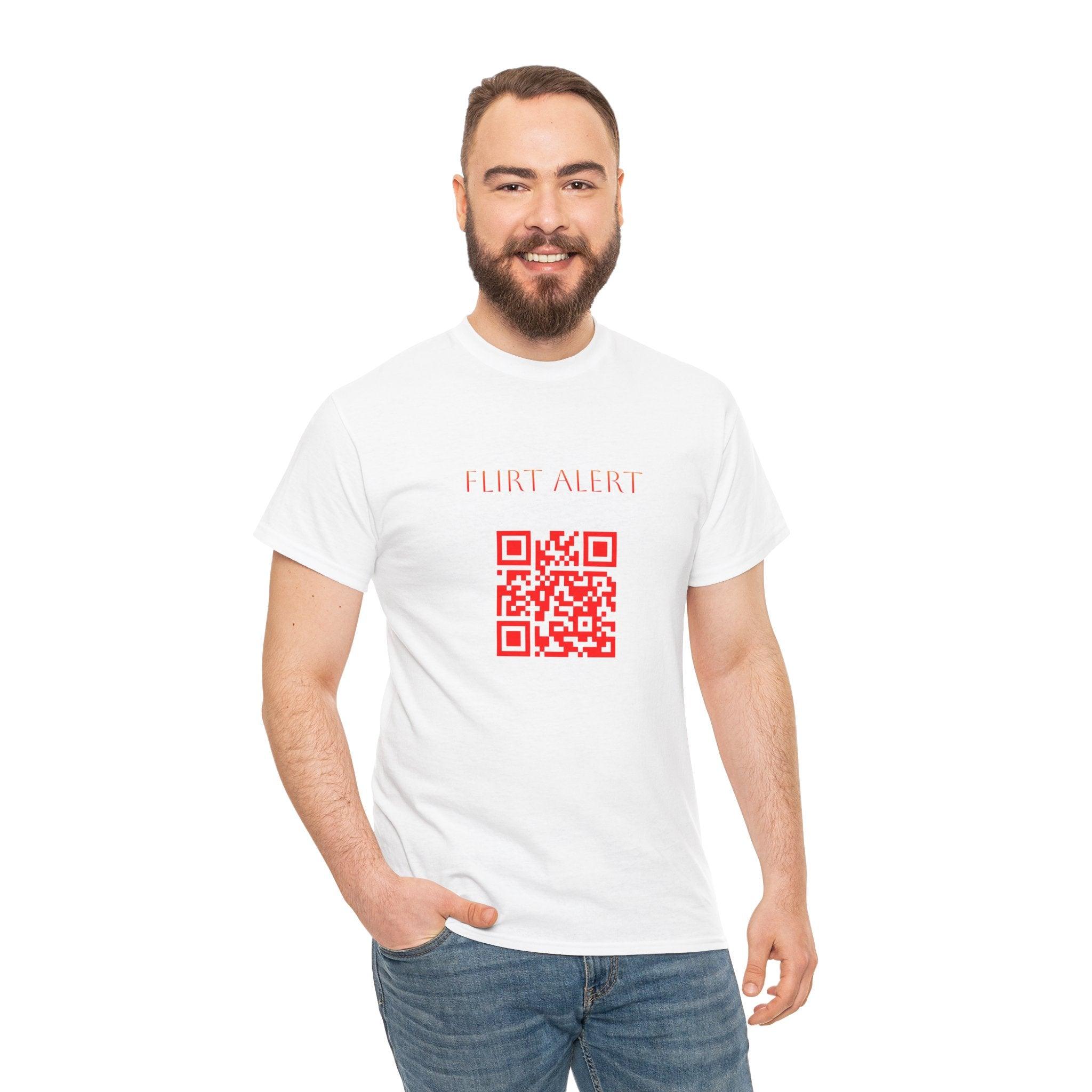 Flirt Alert QR Code T-Shirt