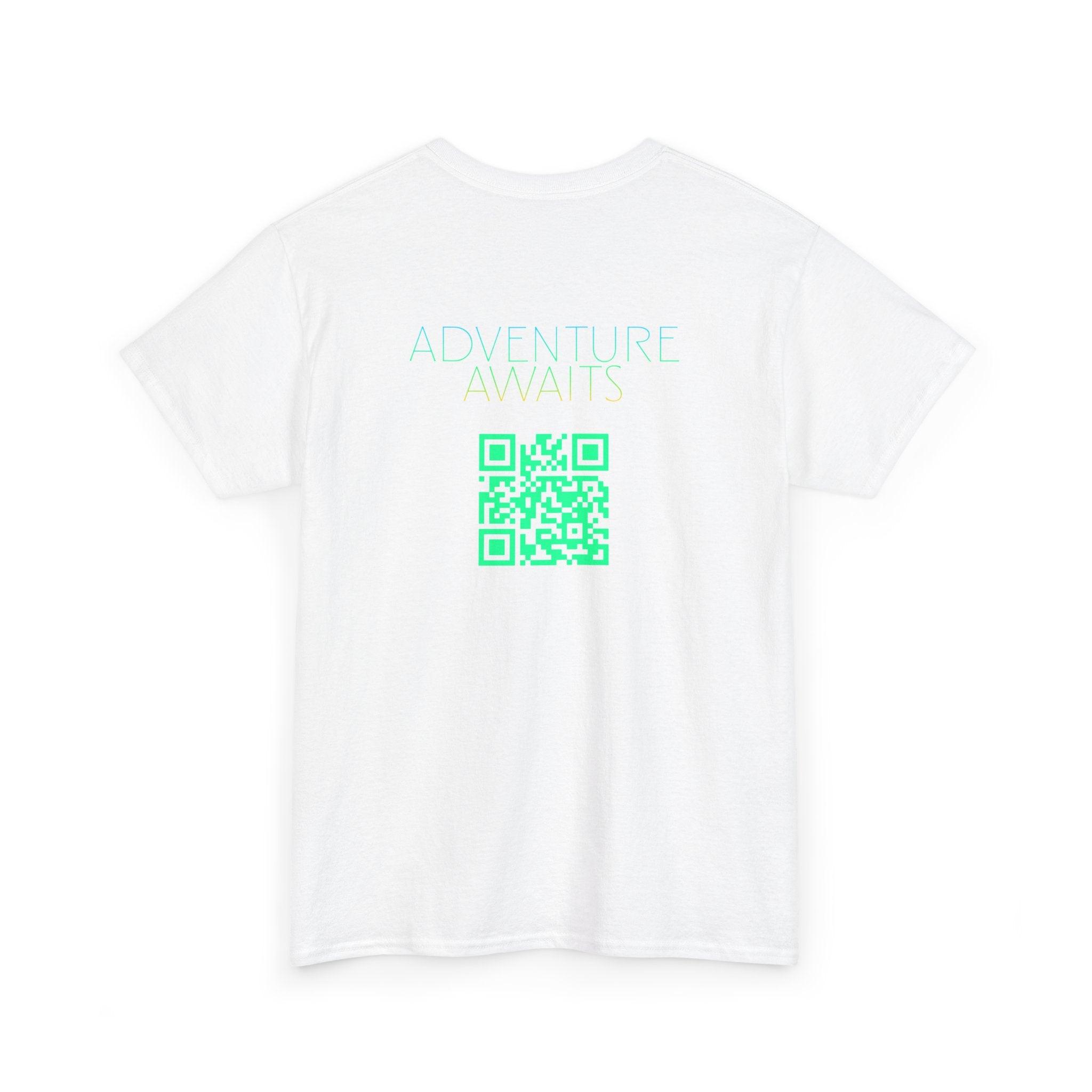 Adventure Awaits QR Code T-Shirt - Green