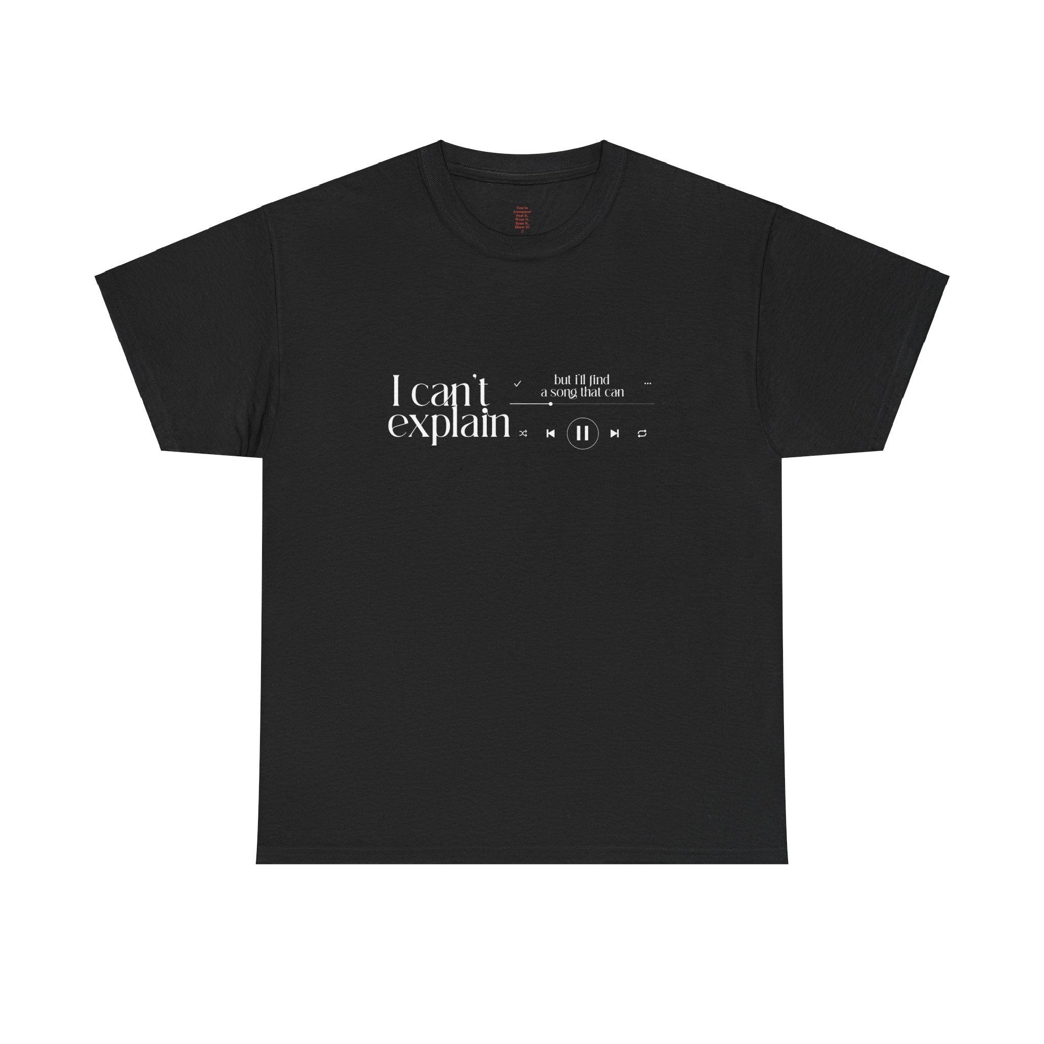 I Can't Explain T-Shirt - Black