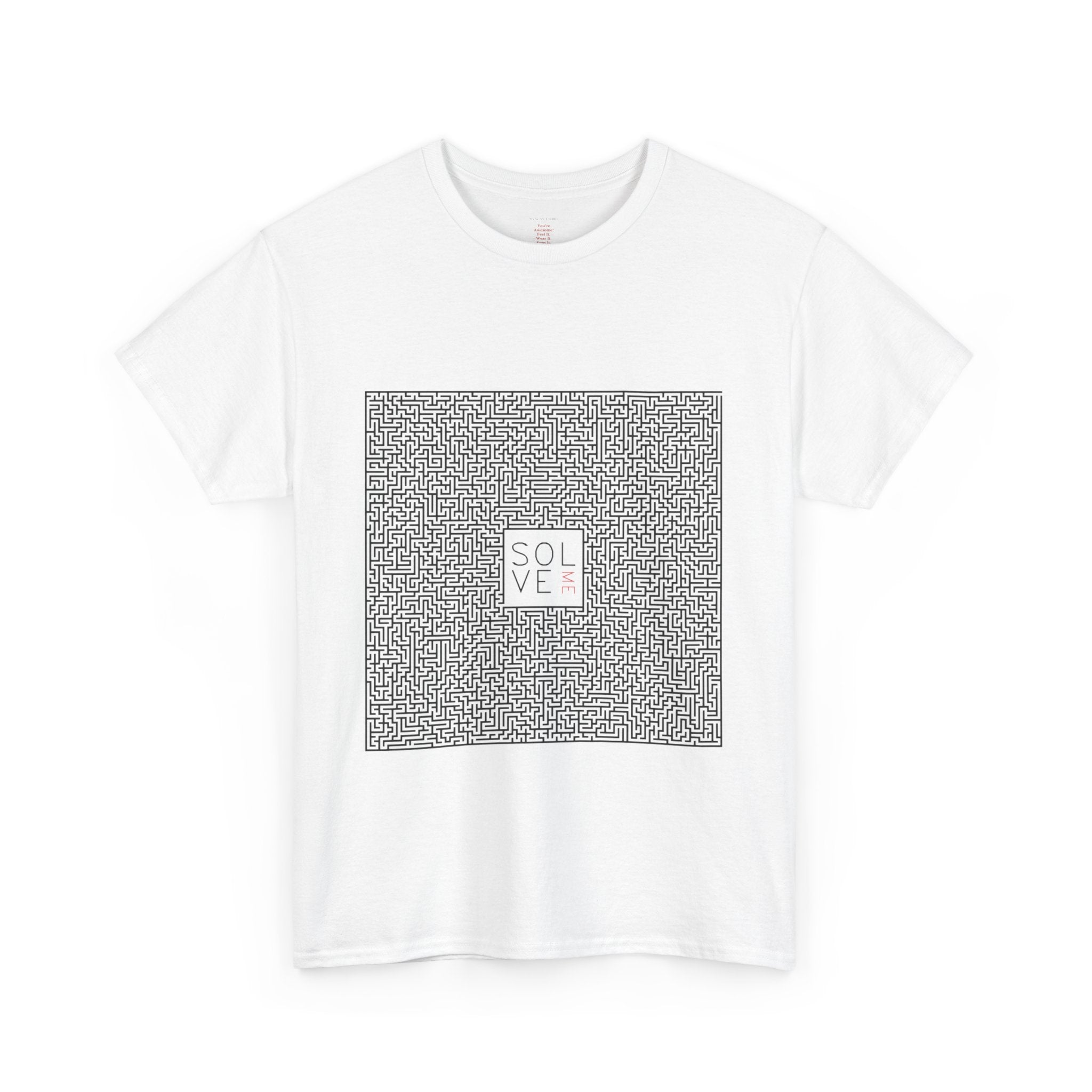 Solve Me' Maze T-Shirt - White