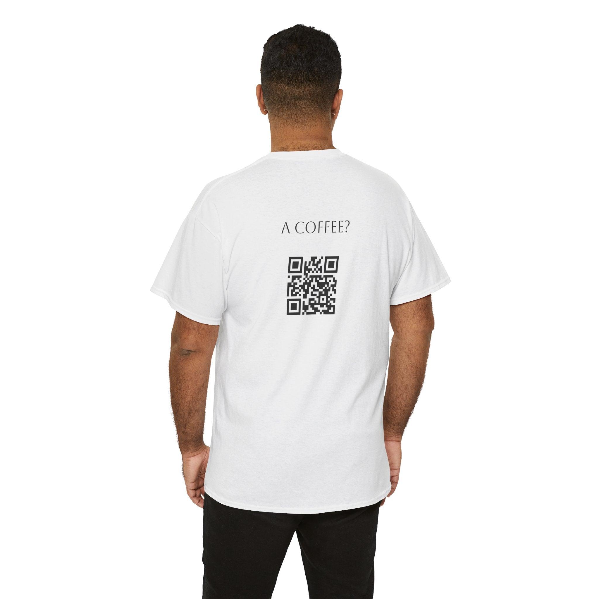 A Coffee? QR Code T-Shirt