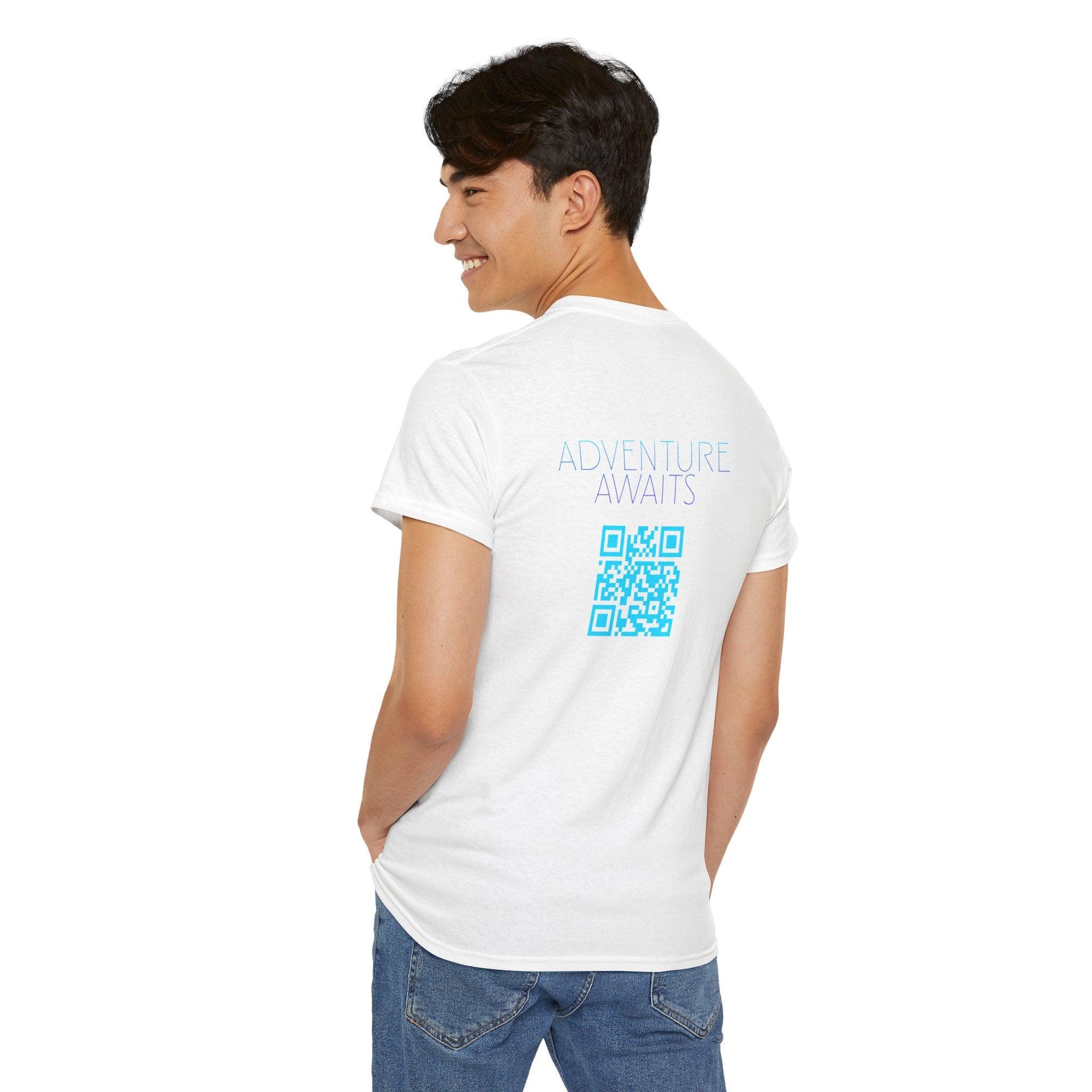 Adventure Awaits QR Code T-Shirt