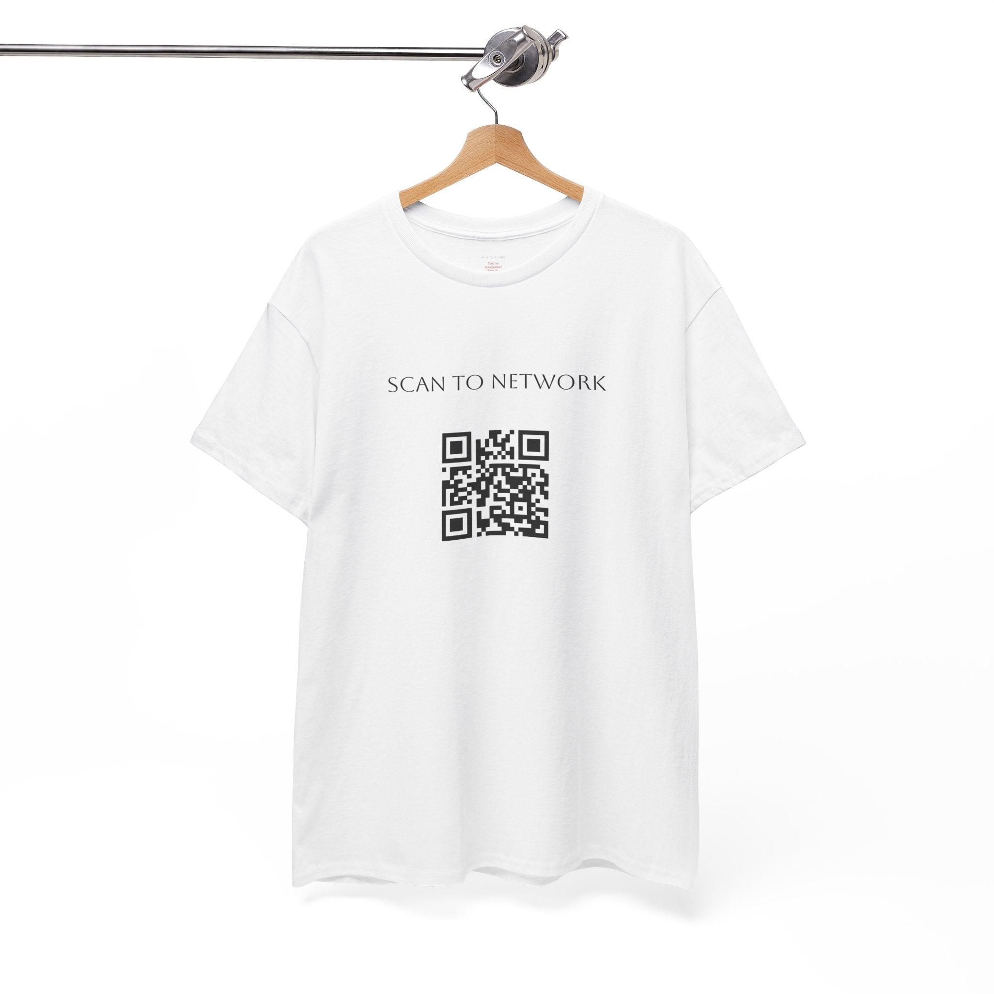 Scan To Network QR Code T-Shirt