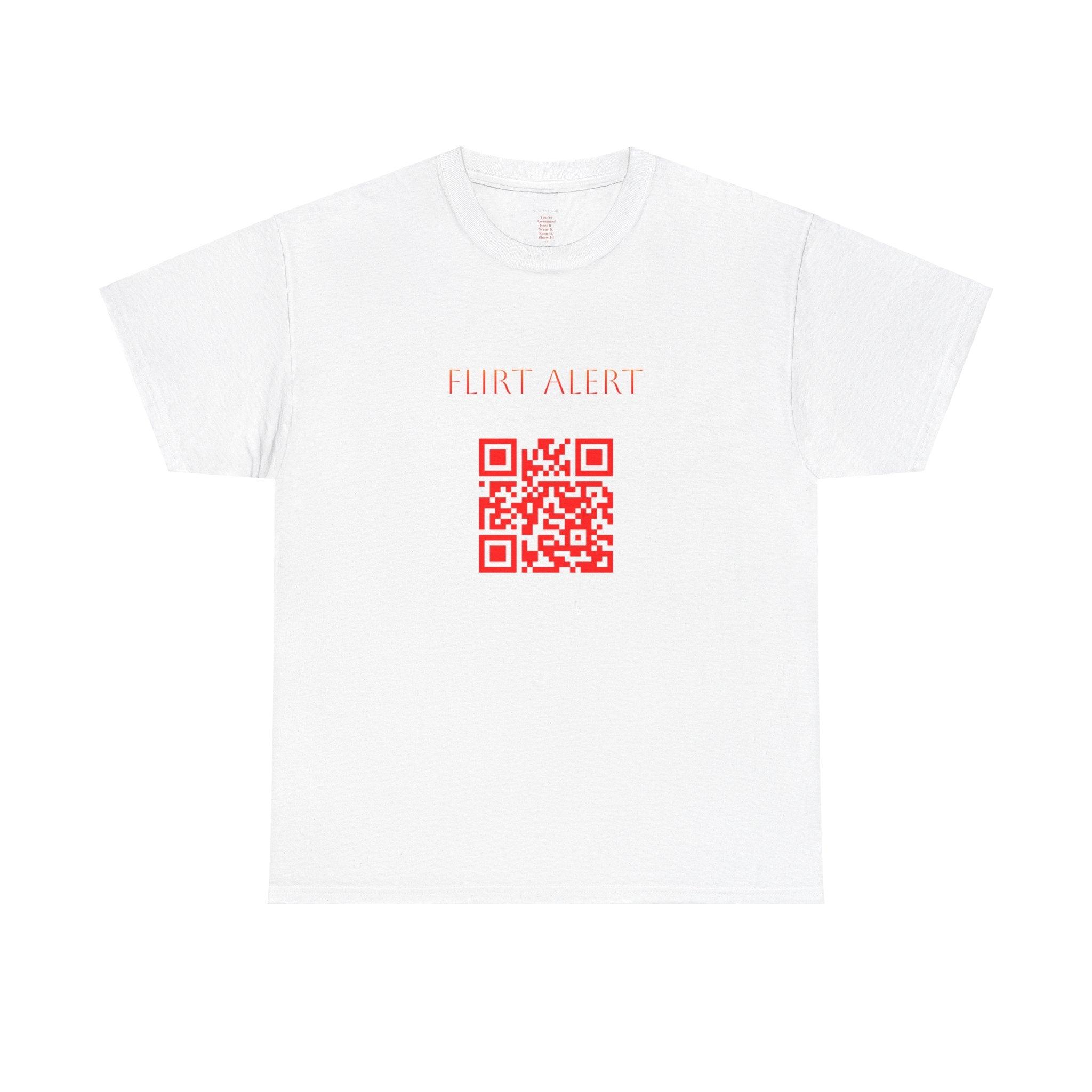 Flirt Alert QR Code T-Shirt