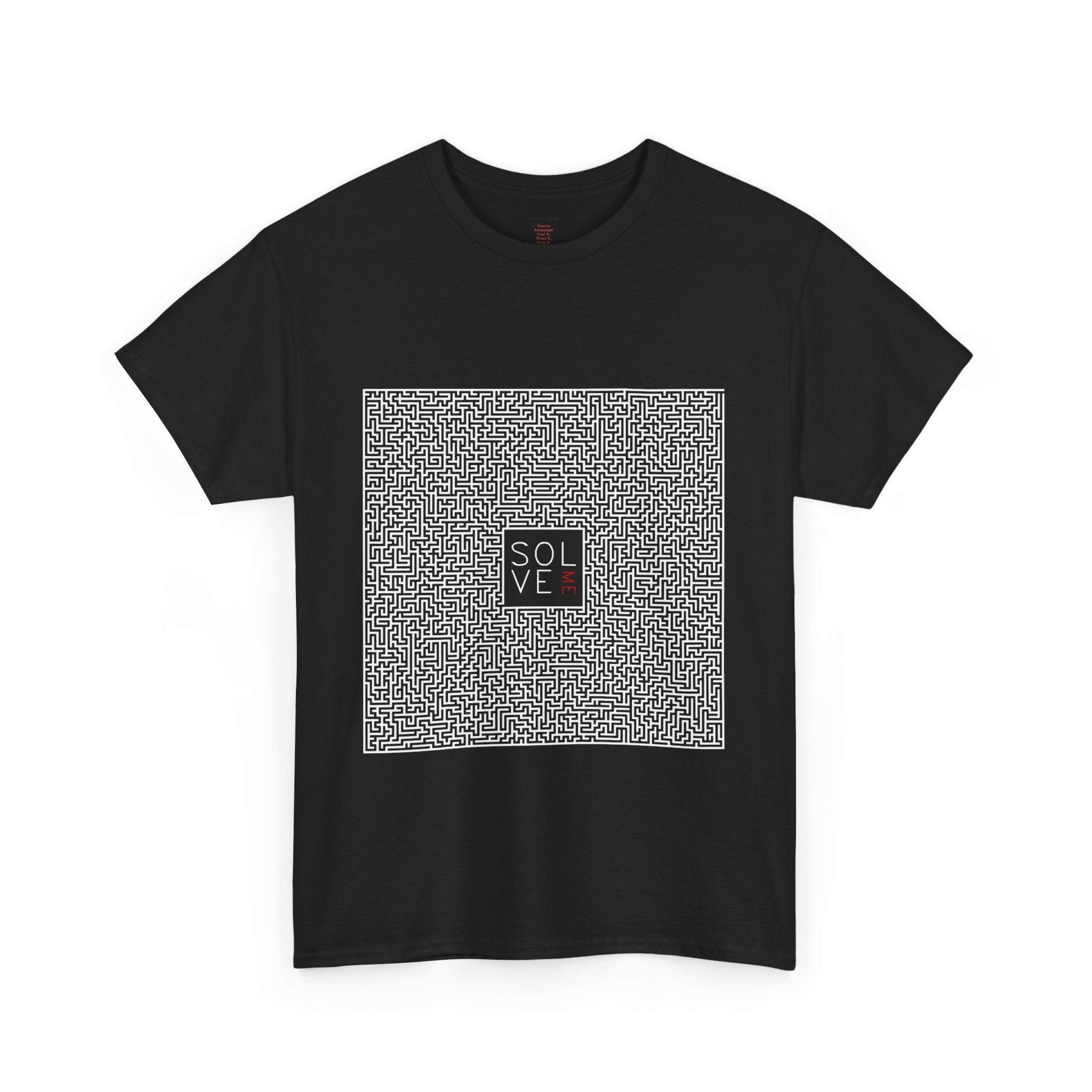 Solve Me' Maze T-Shirt - Black