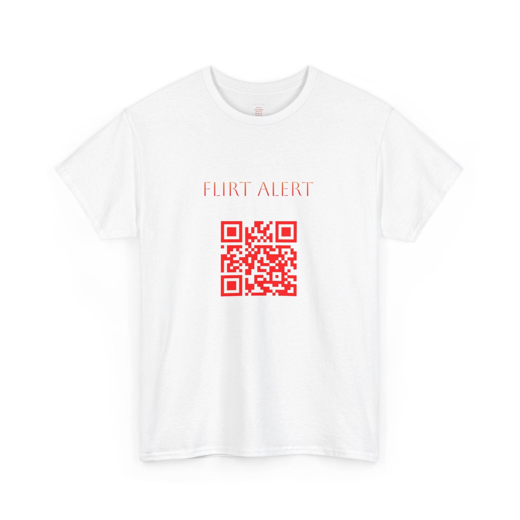 Flirt Alert QR Code T-Shirt