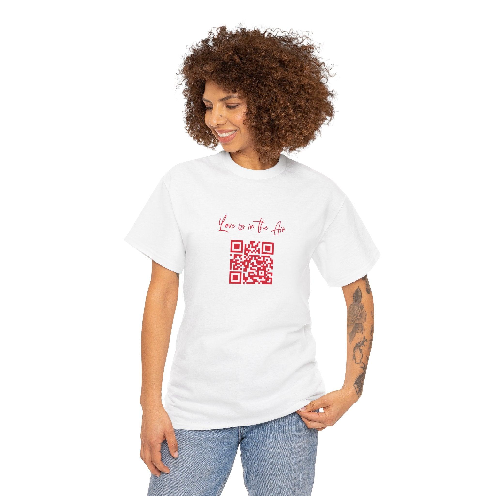 Love Is in the Air QR Code T-Shirt