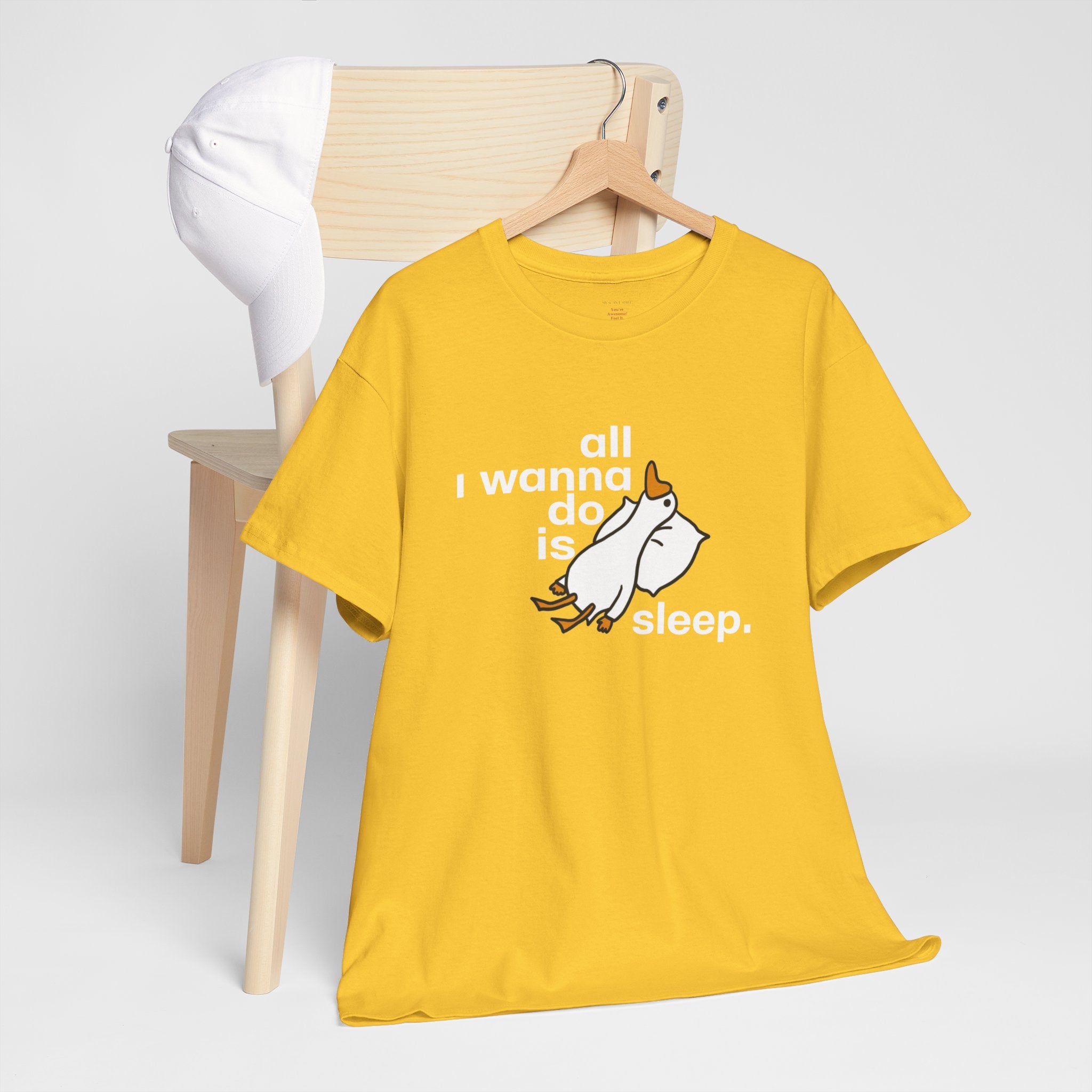 Silly Goose - All I Wanna Do Is Sleep Duck T-Shirt - Colors