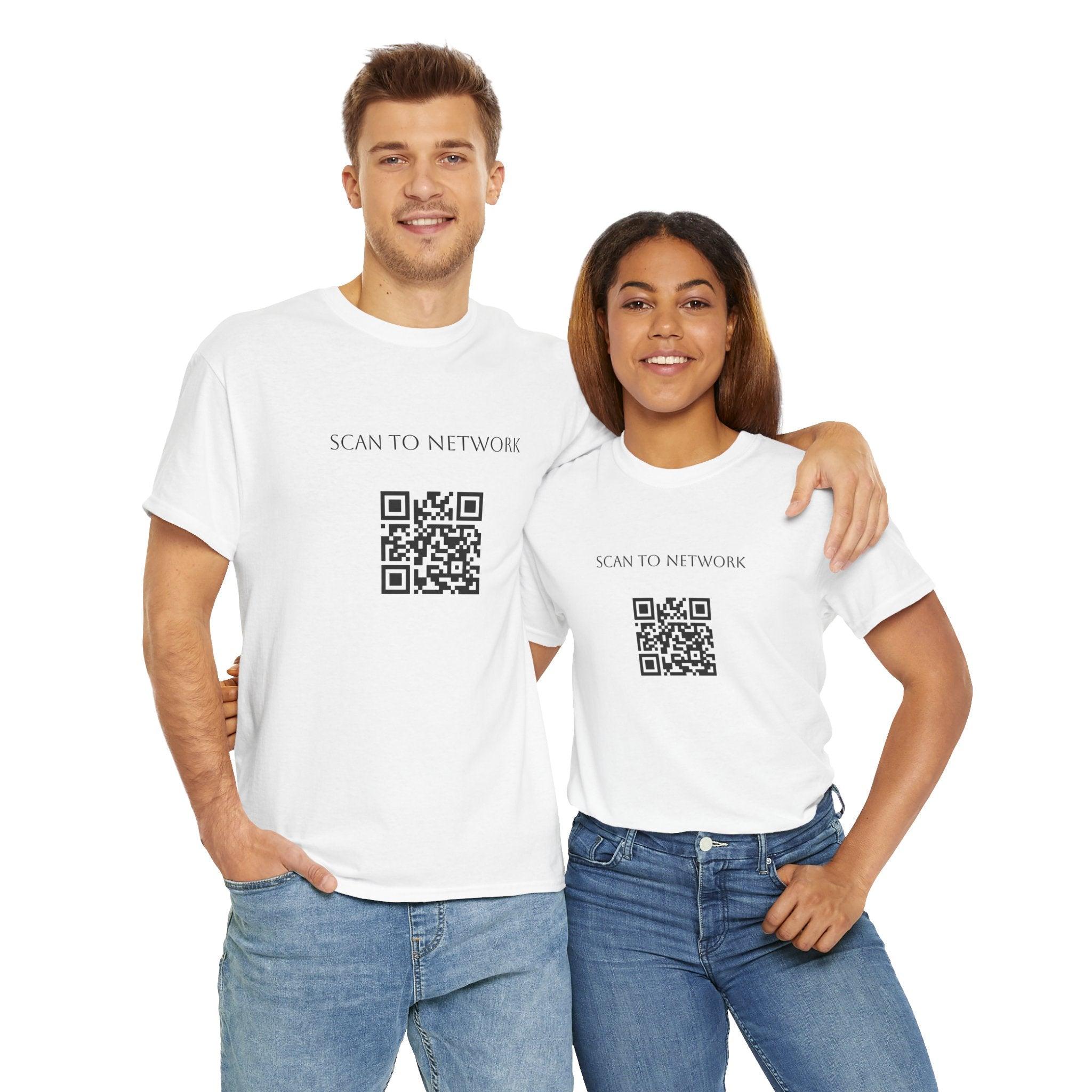 Scan To Network QR Code T-Shirt