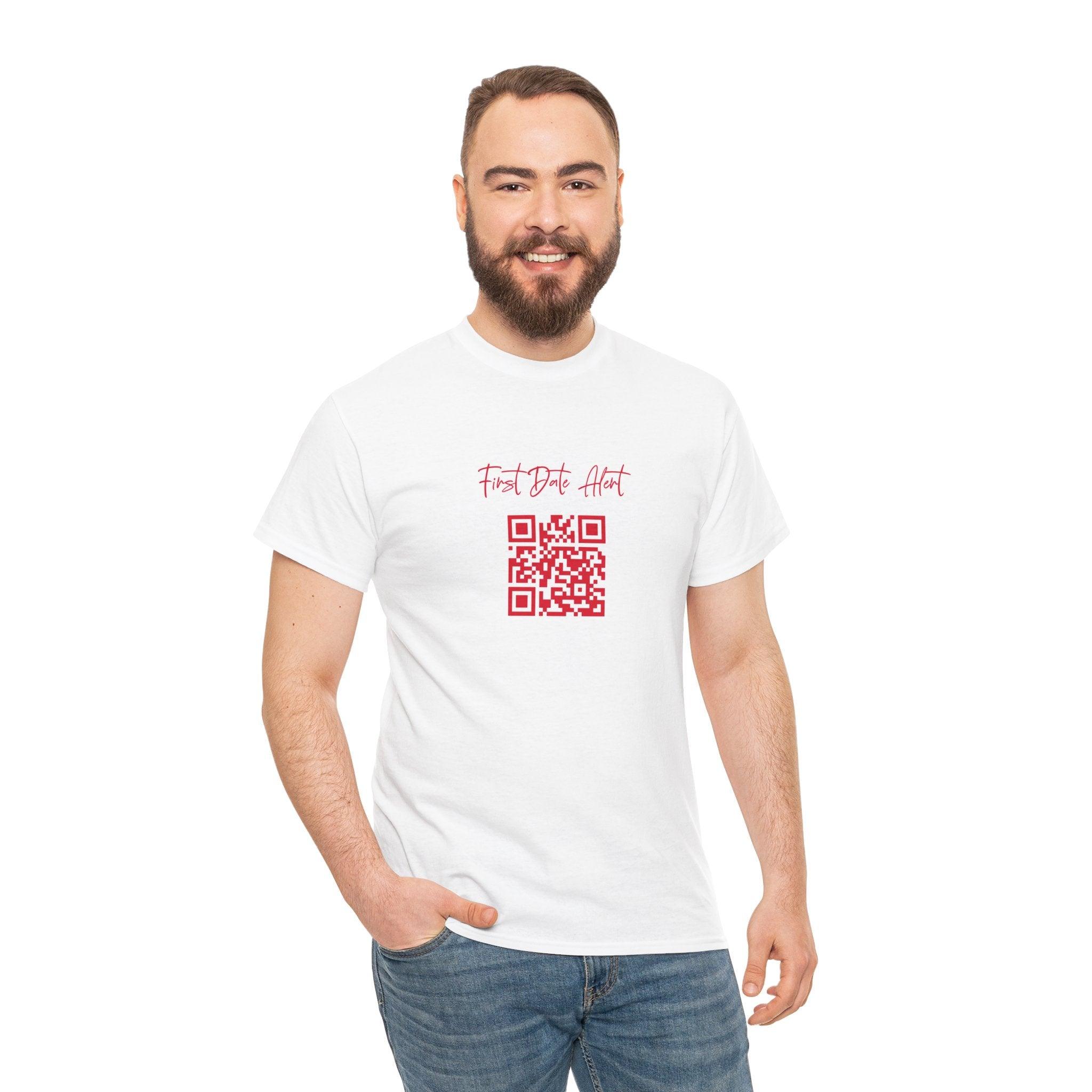 First Date Alert QR Code T-Shirt