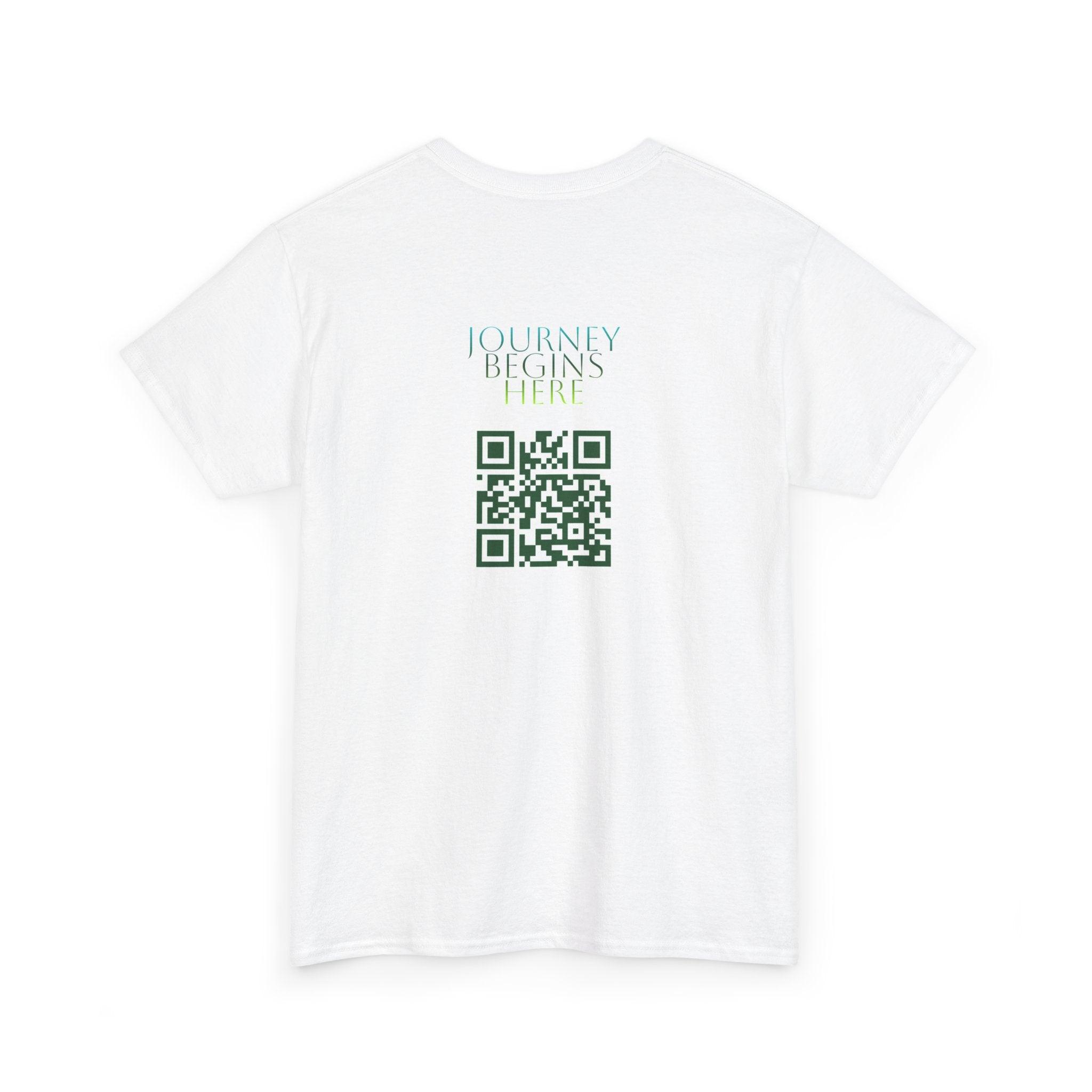 Journey Begins Here QR Code T-Shirt