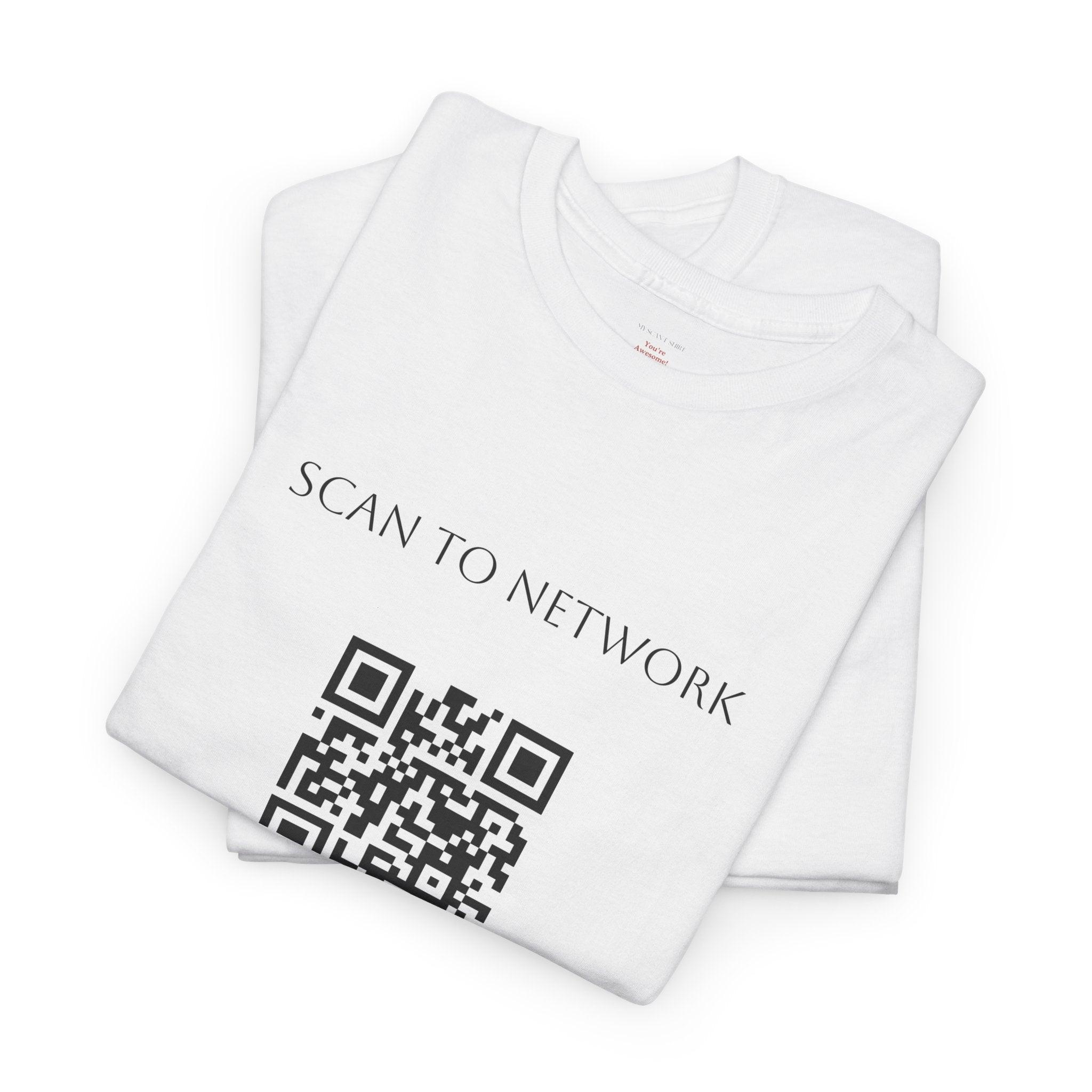 Scan To Network QR Code T-Shirt