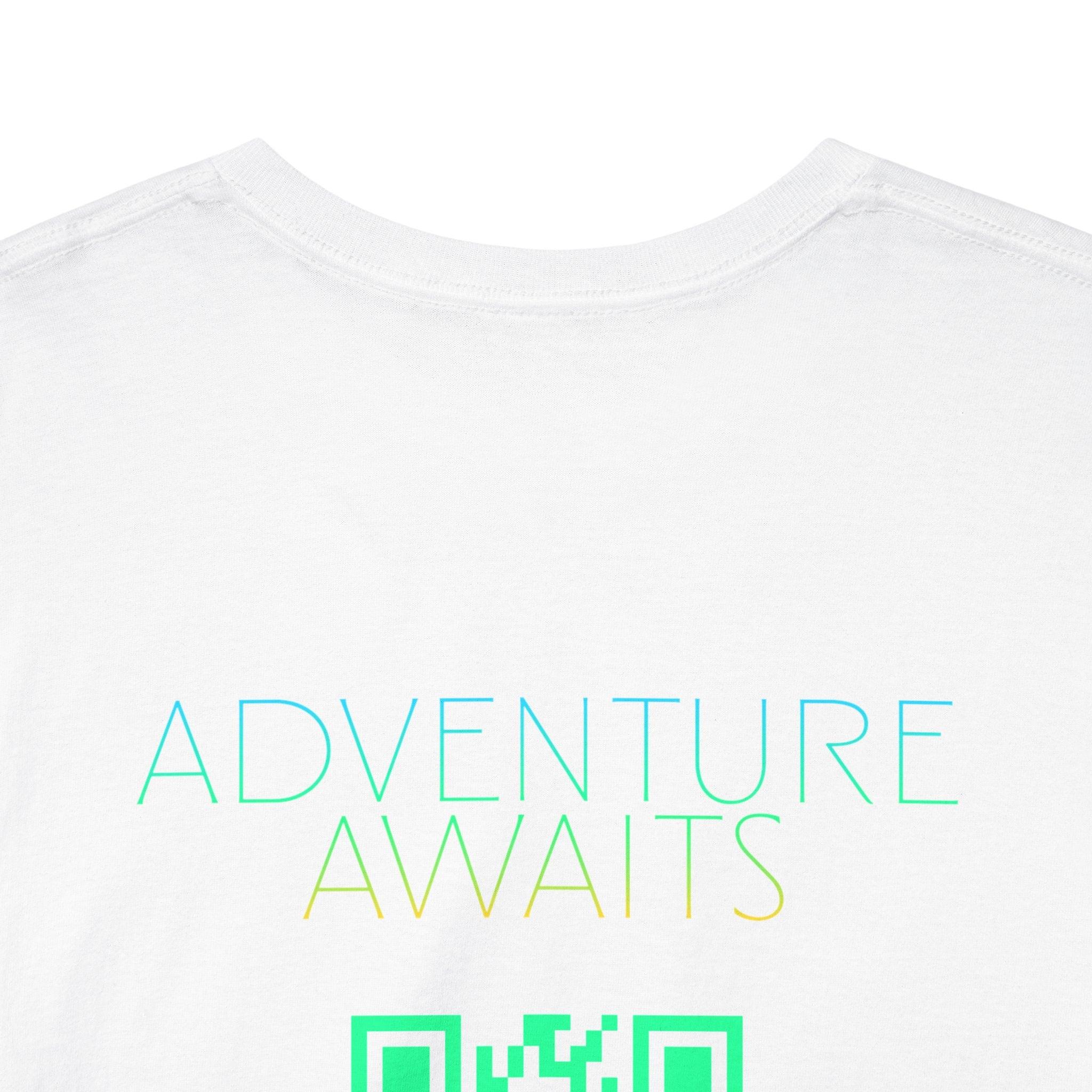 Adventure Awaits QR Code T-Shirt - Green