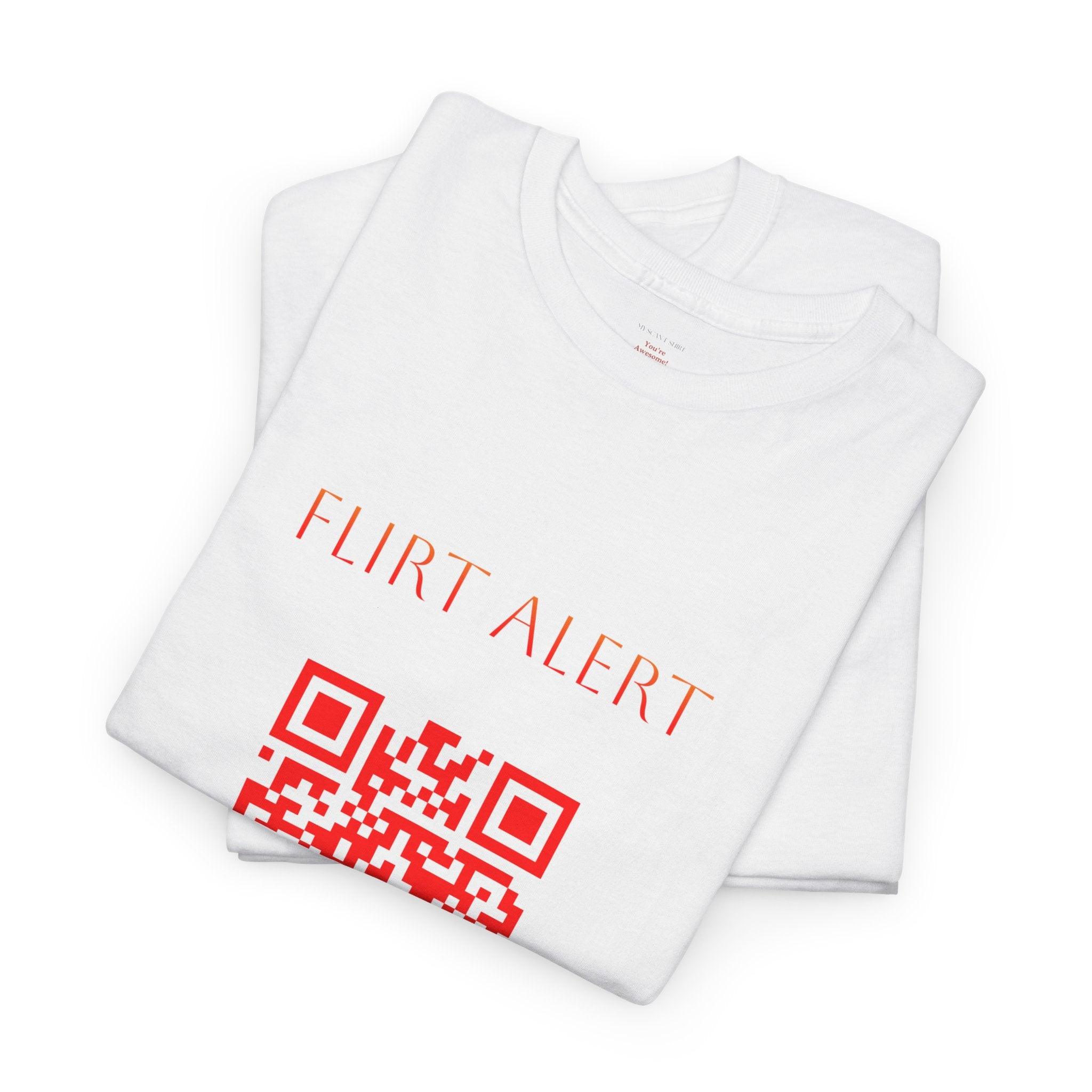 Flirt Alert QR Code T-Shirt