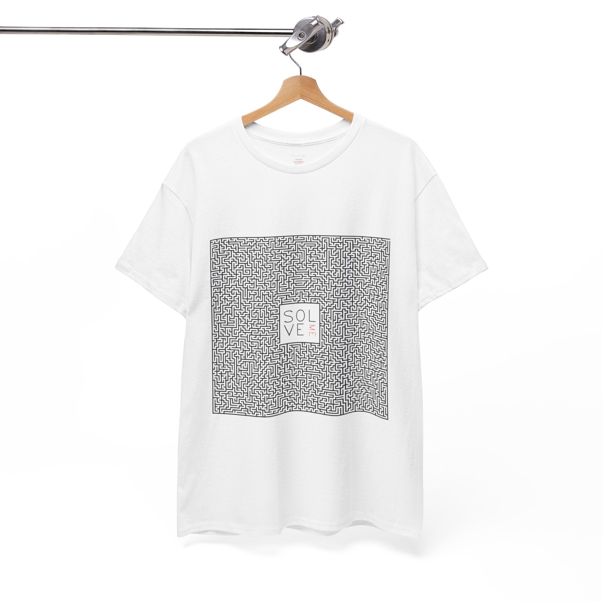 Solve Me' Maze T-Shirt - White