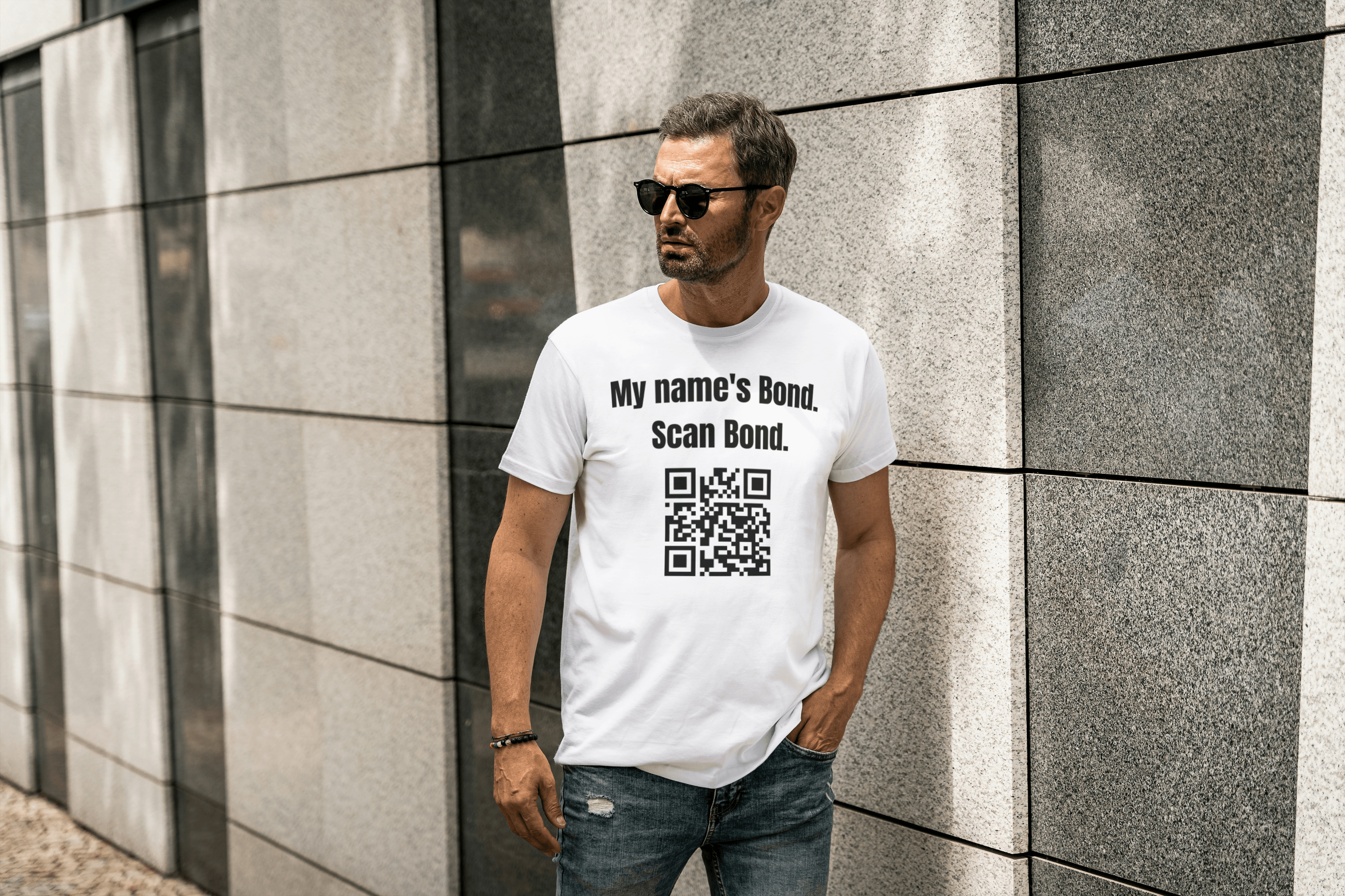 My Name is Bond QR Code T-Shirt