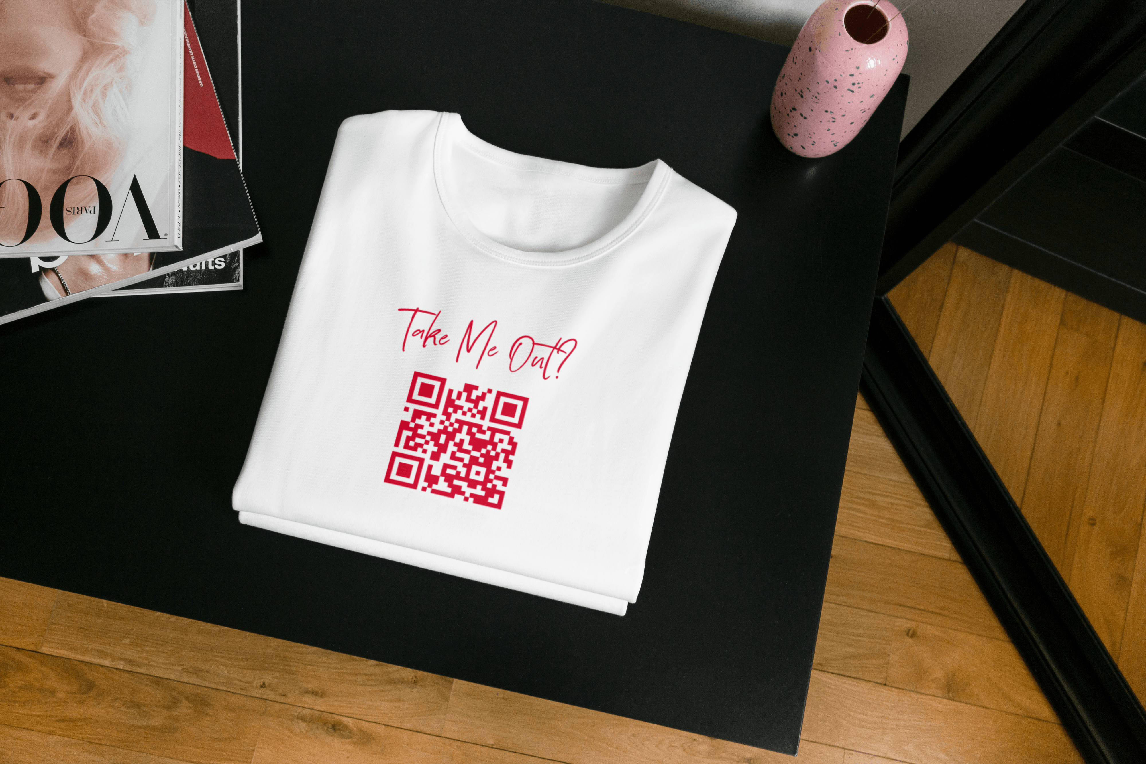 Take Me Out QR Code T-Shirt