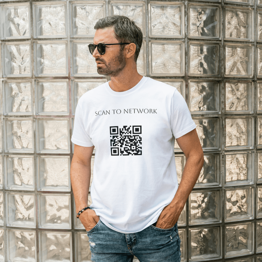 Scan To Network QR Code T-Shirt